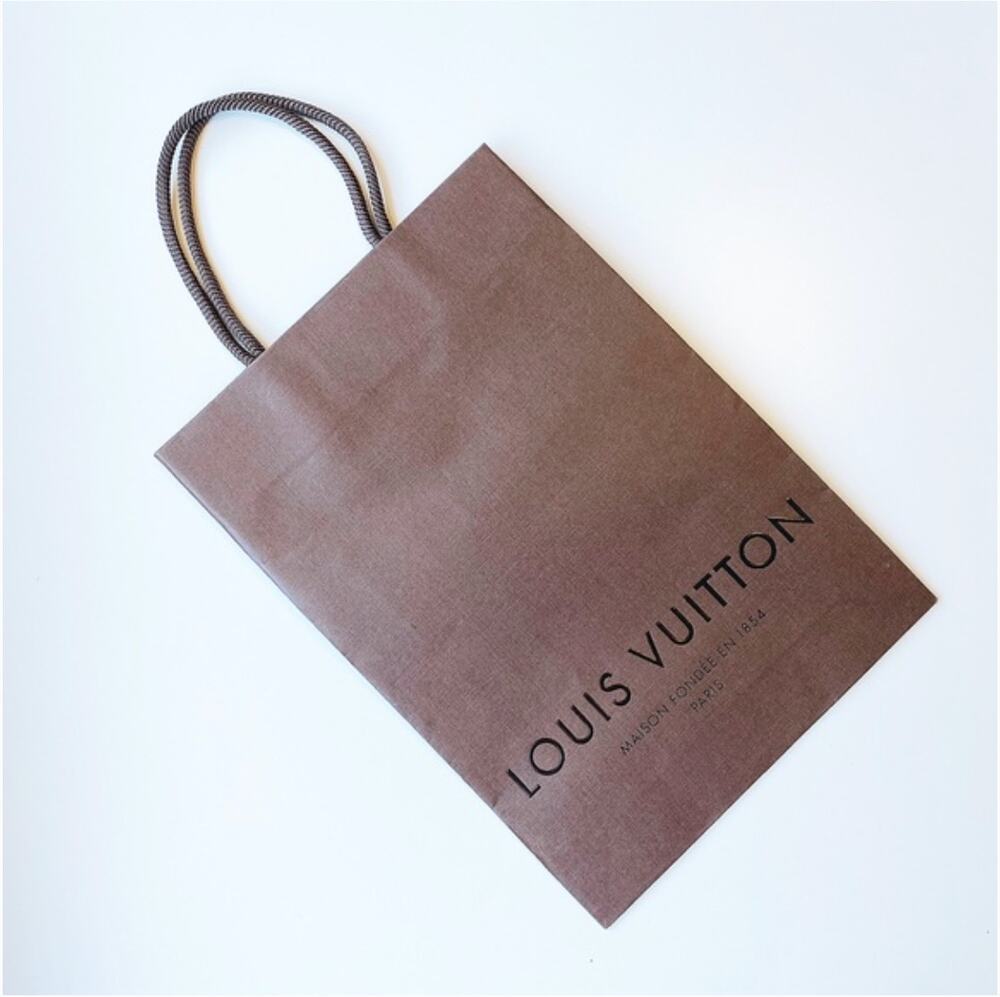 Louis Vuitton Brown Small Gift Shopping Bag